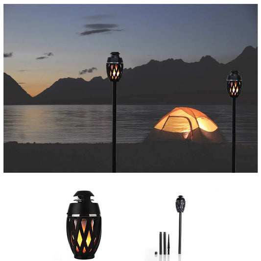 Tiki Tiki Outdoor LED Torch With Bluetooth Speaker